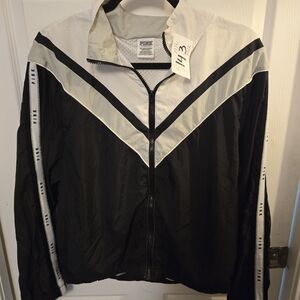PINK Victoria's Secret Black and White Women's Jacket